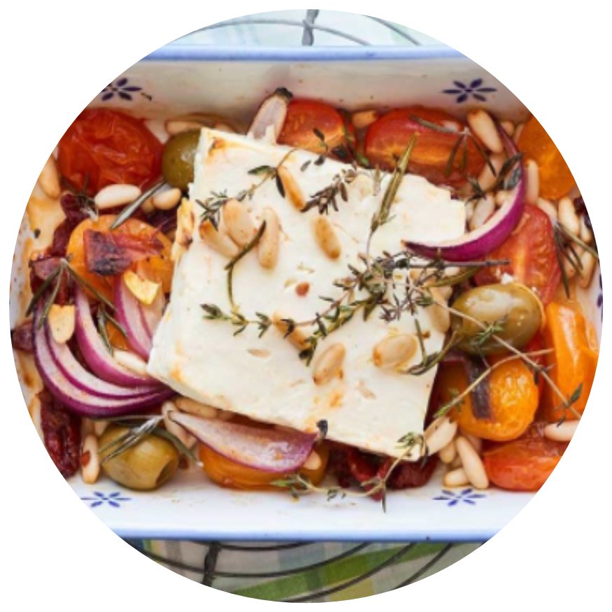 Vegetarian Baked Valbreso Cheese Vegetarian Baked Valbreso Cheese